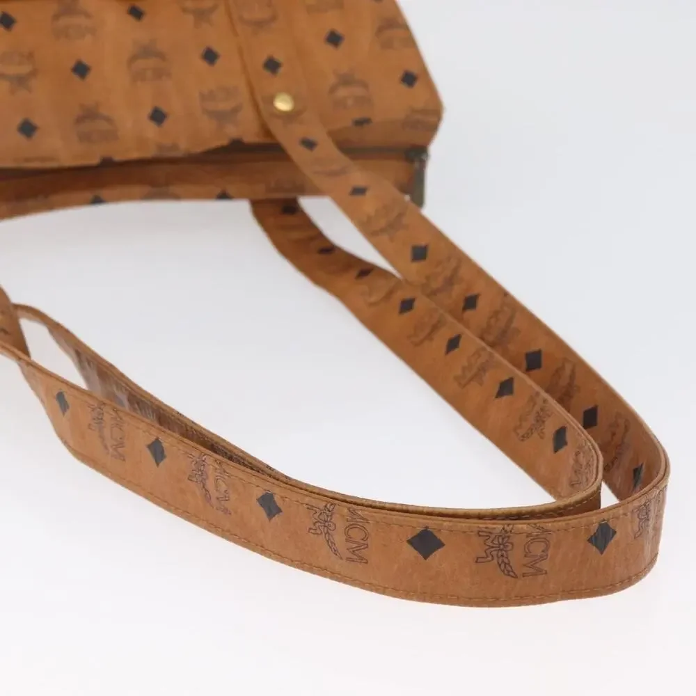MCM Logogram Visetos Tote Bag Brown